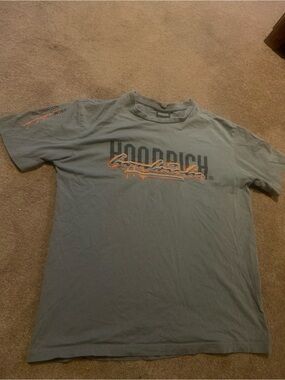Hoodrich Gray Graphic Tee Streetwear Spellout Logo T-Shirt